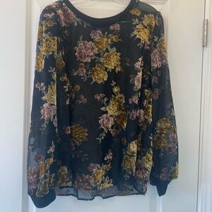 * A New Day sheer floral top